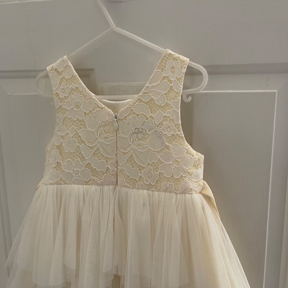 Couture Princess Girls Lace & Layered Tulle Dress Size 5 - Picture 8 of 11